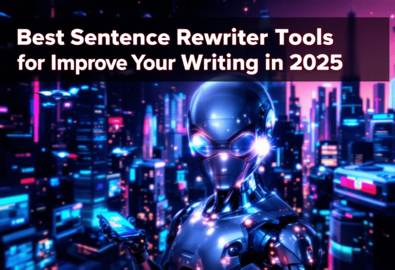 Best Sentence Rewriter Tools to Improve Your Writing in 2025